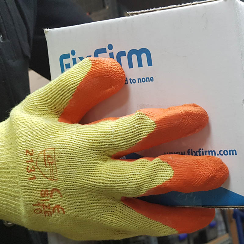 Size 11 XXL Builders Grip Latex Coated Palm Gloves